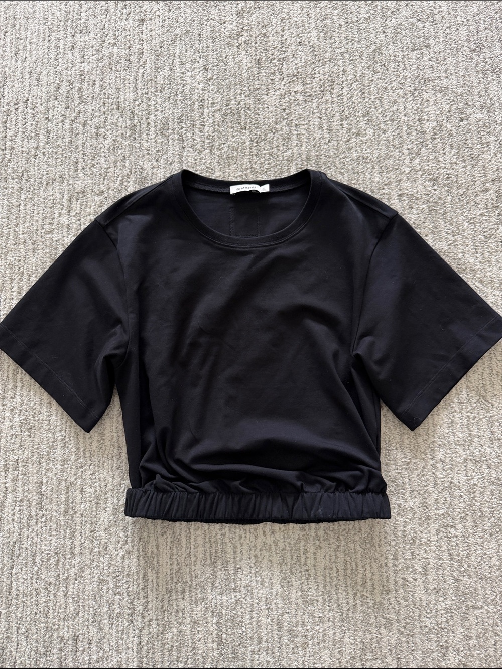 Simkhai Women's Elastic-Hem Tee